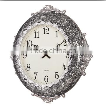 Large Home Decor Antique Luxury Mosaic Wall Clock Factory