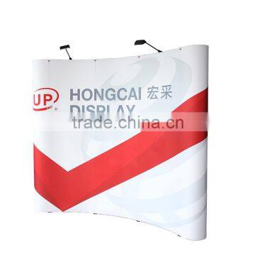 Convenient trade show pop up display stand