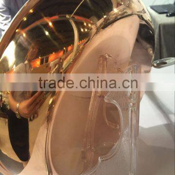 Forged/Pressed 3ply Clad Aluminum Copper Non Stick Fry Pan Cookware Used in Chef photo-2