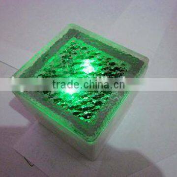 Solar Powered Led Underground Light, 2 LED Solar Brick Light