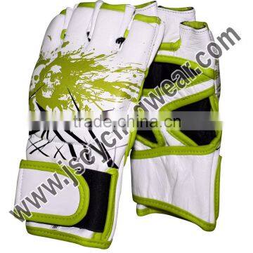 Custom Printed Leather MMA Gloves photo-5