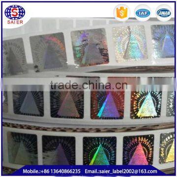 3D hologram stickers/Holographic labels