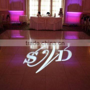 Wedding used black dance floor white painted wood dance floor