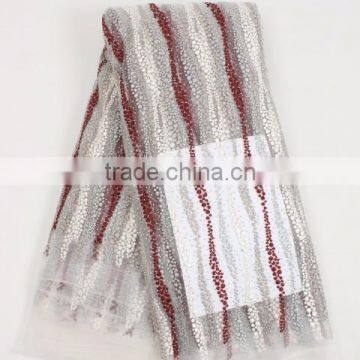 New High Quality in Tulle Lace French Lace Fabric in Modern Design for Wedding Dress Lace Fabric photo-5