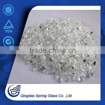 0.1mm-4.0mm Clear Crushed Glass Chip Cheap