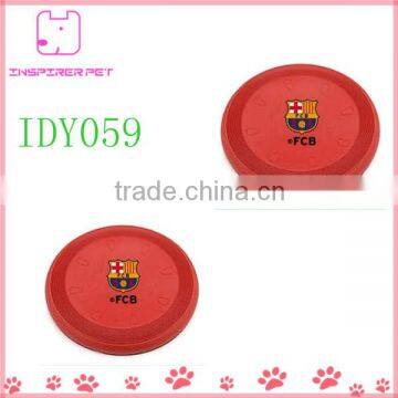 Dog Flyer Toys Frisbee Pet Natural Rubber Flyer Toys