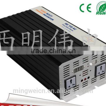 ce rohs approved 5000w 12v to 220v dc to ac solar power inverter with charger in alibaba