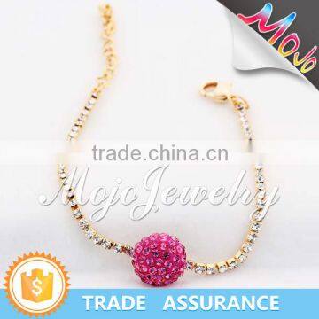 Adjustable Beautiful Golden and Crystal Bracelets photo-2