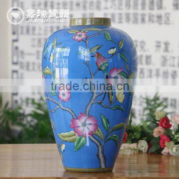 home decorationn flower vase painting designs ceramic