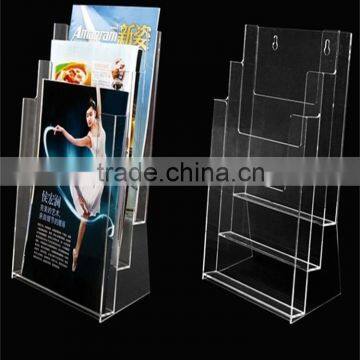 4 Tiers Acrylic Clear File Folder Holder photo-2