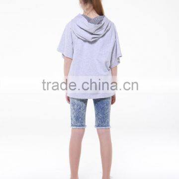 Half Sleeve Hoodies , Children Hoodies , Lightweight Cotton Hoodies photo-3