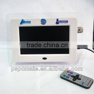 hot sale! 7 inch multifunctional digital photo frame