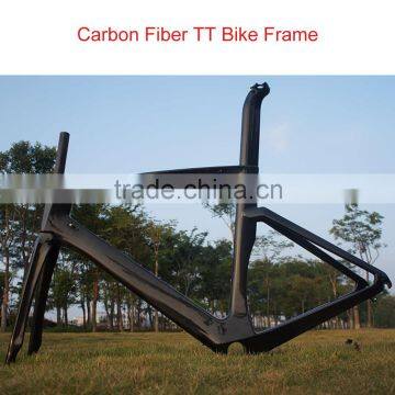 Time Trial Carbon Bicycle Frame 100% Full Toray Carbon 700c TT Bike Frame Quality Choice