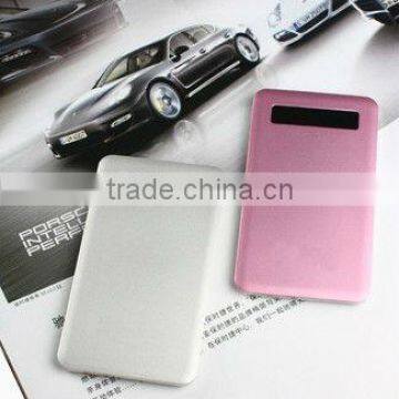 new released white pink mini usb charger 4500mah/5200mah