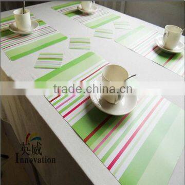 Customized New Design Household Using Promotion Plastic PP Placemat,table Placemat