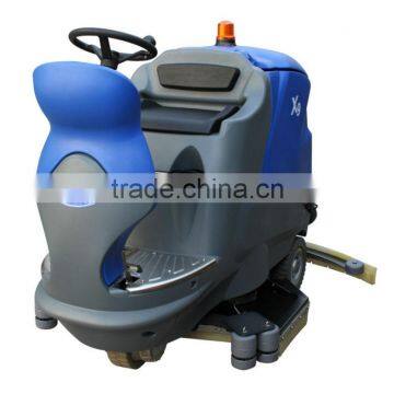 Airport ride on floor cleaning equipment