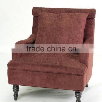Wine Red Fabric Chair Home Furniture Use Comfortable Sofa Chair(KY-3218 )