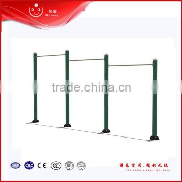 3 person zinc pipe fitness outdoor pull-up bars