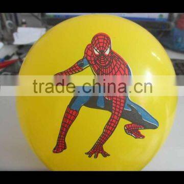 12 inches cartoon design spiderman printed latex balloon