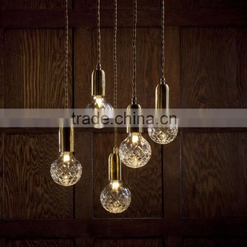 Glass Modern Pendant Hanging Lamp Bulb