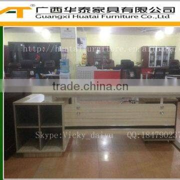 2013 Best Selling Wooden Office Furniture Metal Frame Manager Office Desk