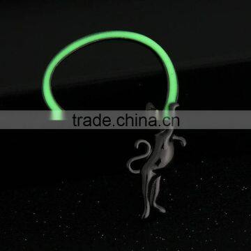 Women Wear Cheap Ear Cuff Jewelry Night Lights Cute Cat Earring photo-2