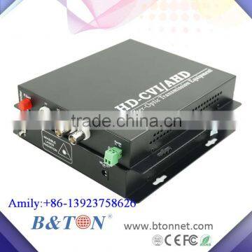 4Ch 1080P/720P HD CCTV HIKVISION/Dahua PTZ Camera TVI/CVI/AHD over Fiber Optic Video Converter