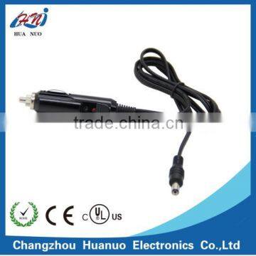 Car cigarette lighter plug led light to DC5.5*2.1 with power cable