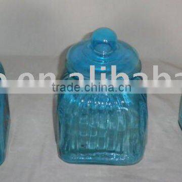 glass storage jar