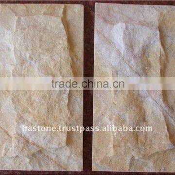 YELLOW ROUGH SPLIT MARBLE TILE