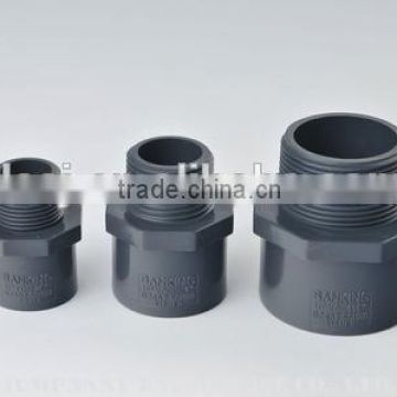 Factory/Low price ASTM Schedule 80 PVC Pipe fittings copper male adapter