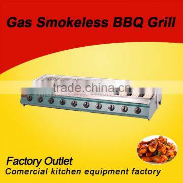 Hot Sale Kitchen Equipment With Burner stainless steel Bbq Grill Machine