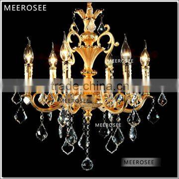 Gold Vintage Chandelier Lighting Inexpensive Chandelier Luxury Living Room Furniture MD8858 L6