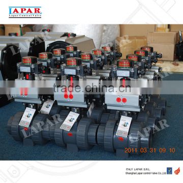 LAPAR Actuated Plastic Ball Valve