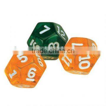 TFB-12ST Transparent Dice