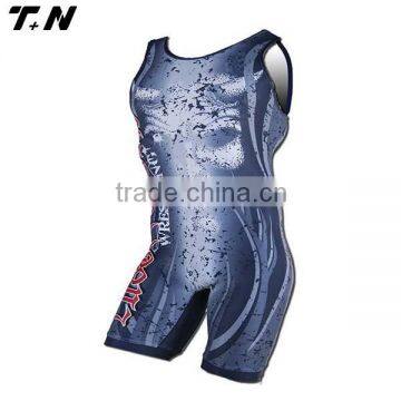OEM cool dry sublimation wrestling singlet