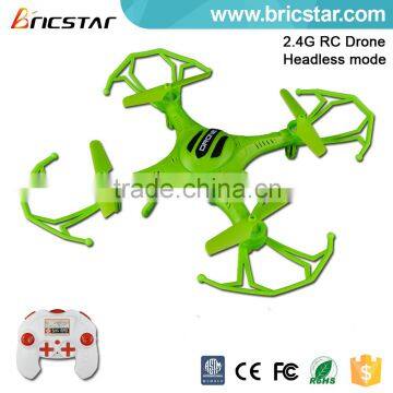 Green 2.4G real helicopter drone with headless mode