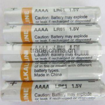 Mercury free AAAA alkaline battery E96 LR61 Dry cell batteries