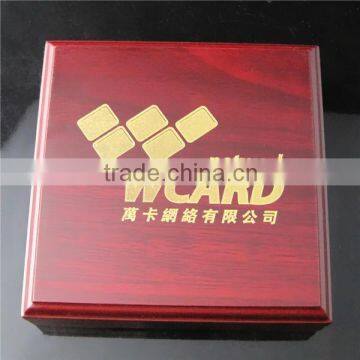 Metal Coin's MDF Box / Red Brown MDF Gift Box / Gift MDF Wooden Box