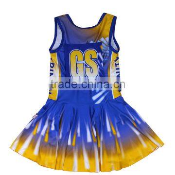 New design womens sublimation netball uniform