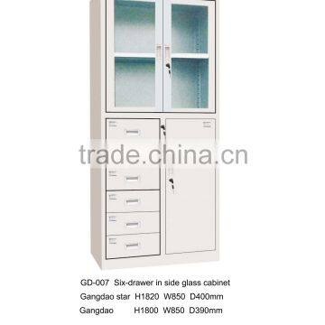 Hot selling glass steel filing cabinet