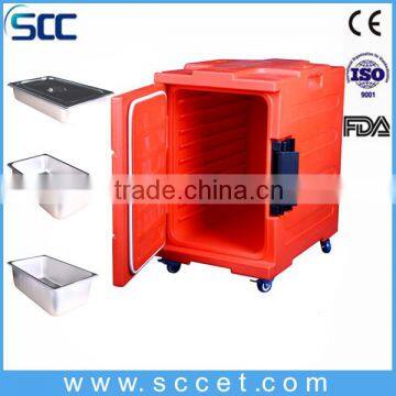 restaurant food keep warm Insulated Food Trolley for Food Wamer with FDA
