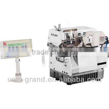 Microcomputer Control (18 Section )elastic Metering & Cutting Tape Device(for Siruba Overlock)