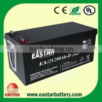 Solar Energy System Deep Cycle VRLA 12v 200ah Battery