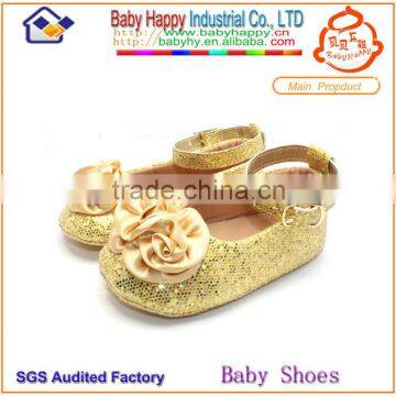 Non-slipper no logo sequins funny traditional shoes baby for party