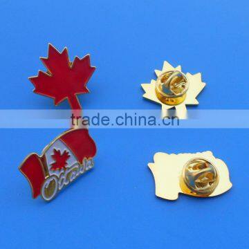 Canada Maple Lapel Pins, Canada Rectangle Flag Metal Badge photo-2