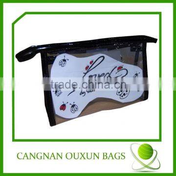 Lovely Customizable clear pvc cosmetic bag