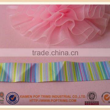 Double faced print grosgrain ribbons