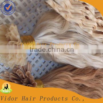 Wholesale 100% cheap and top quality hair U-tip hair 100% brazilian human hair extension