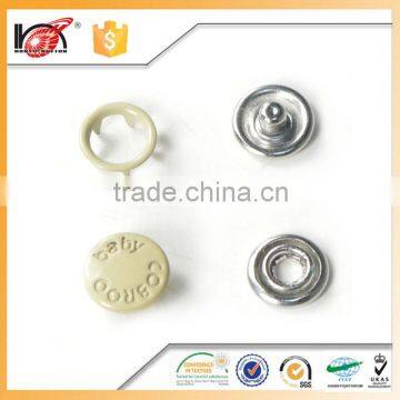 Hot sale fancy custom coat and blazer button four part press prongs snap button